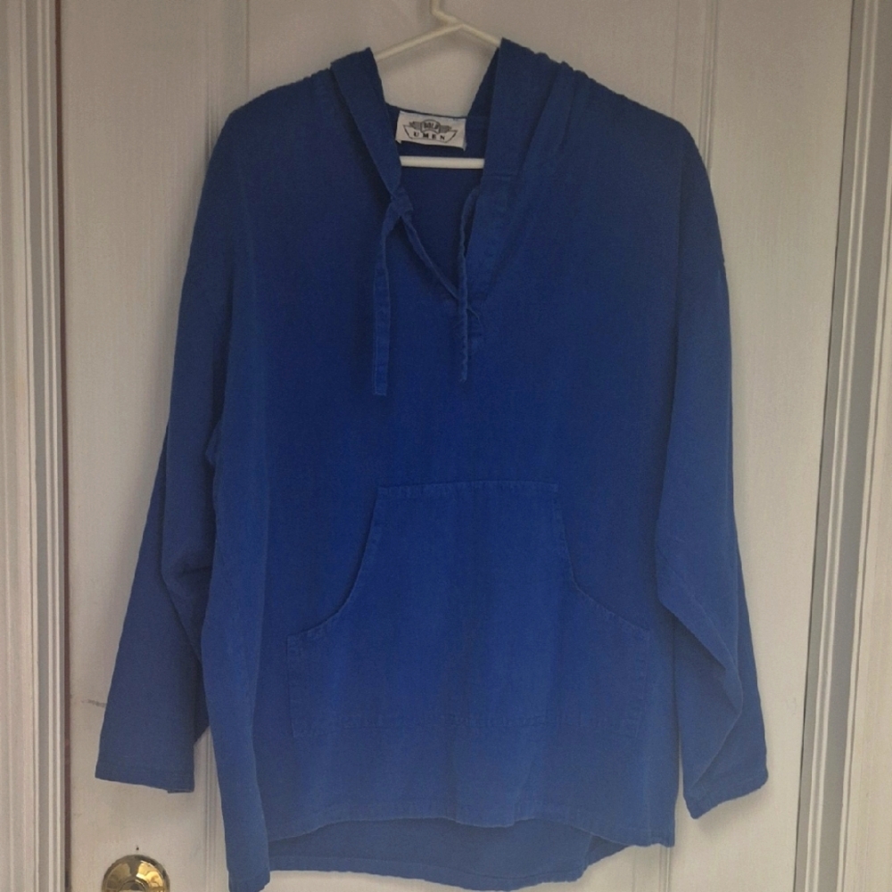 Blue Hoodie Sweatshirt
